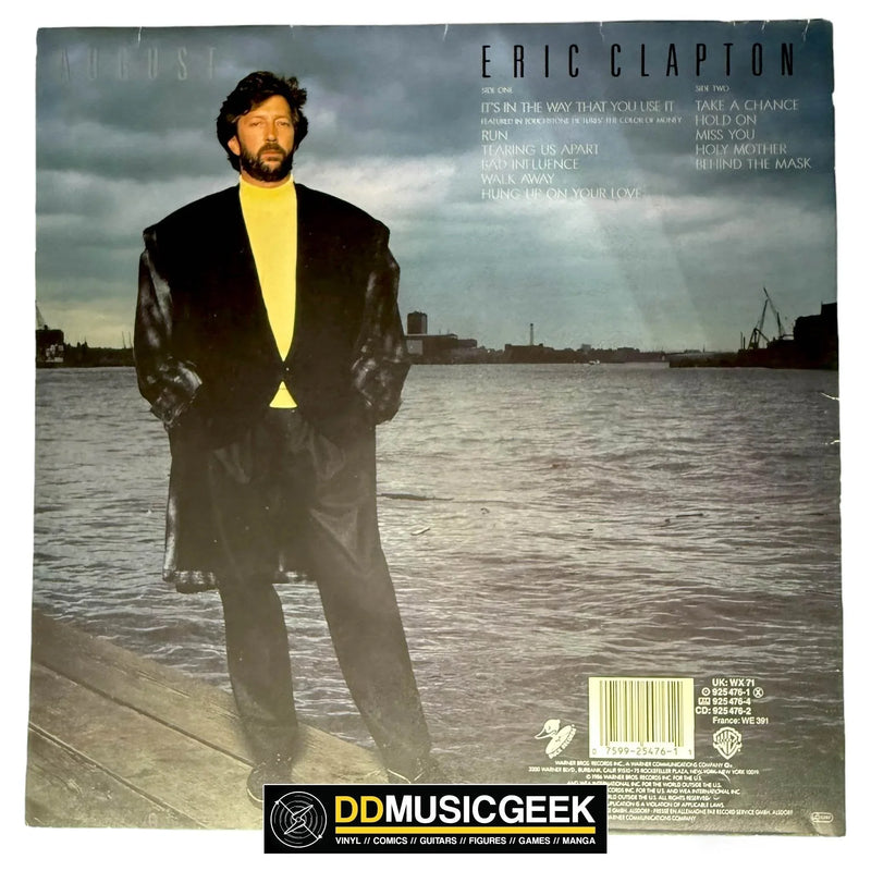 Eric Clapton: August (LP, Album, Gat) - DD Music Geek