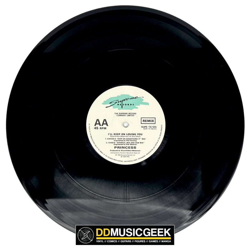 Princess: I'll Keep On Loving You (Remix) (12", Maxi, gat) - DD Music Geek