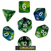 RPG Gaming Dice Set - DD Music Geek