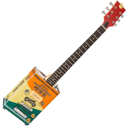 Bohemian Oil Can Guitar ~ P90 ~ Motor Oil Limited Edition - DD Music Geek