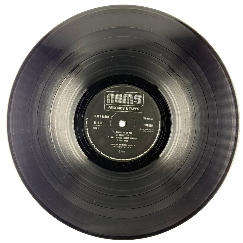 Black Sabbath - Sabotage - Vinyl LP - Very Good (VG) - NEMS - Label Side B