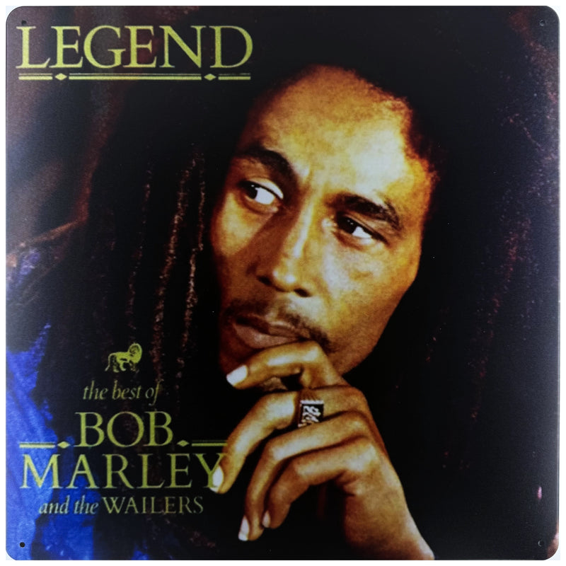 Album Cover Metal Sign: Bob Marley - Legend