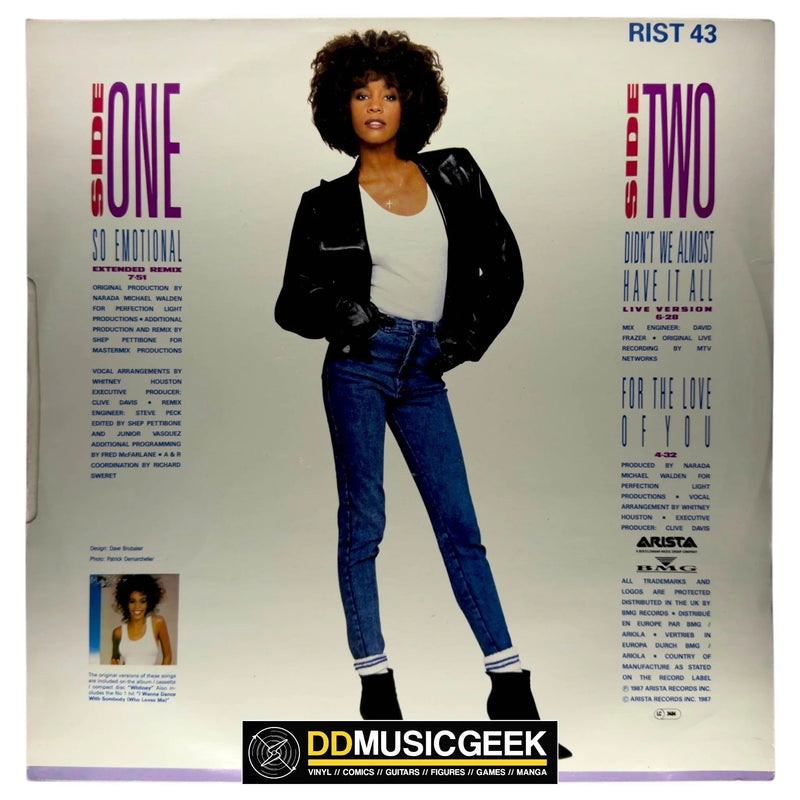 Whitney*: So Emotional (Extended Remix) (12", Single)