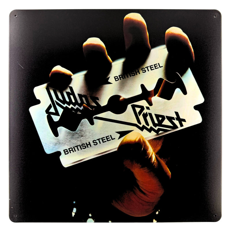 Album Cover Metal Sign: Judas Priest - British Steel