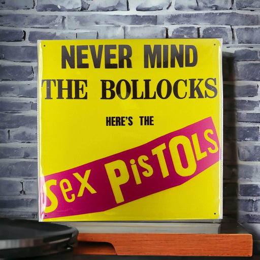 Album Cover Metal Sign: Sex Pistols - Never Mind The Bollocks - DD Music Geek