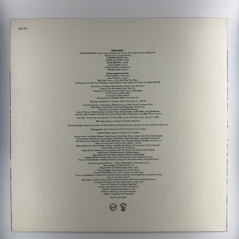 Julian Lennon: The Secret Value Of Daydreaming - Very Good Plus (VG+) / Very Good Plus (VG+)