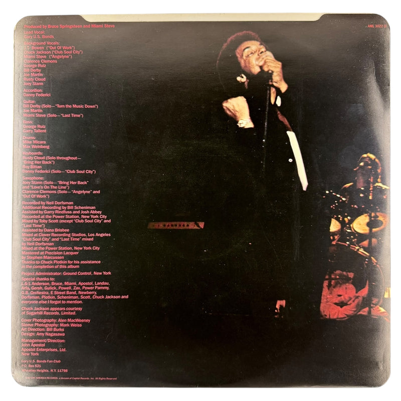 Gary U.S. Bonds: On The Line - Very Good (VG) / Very Good (VG)