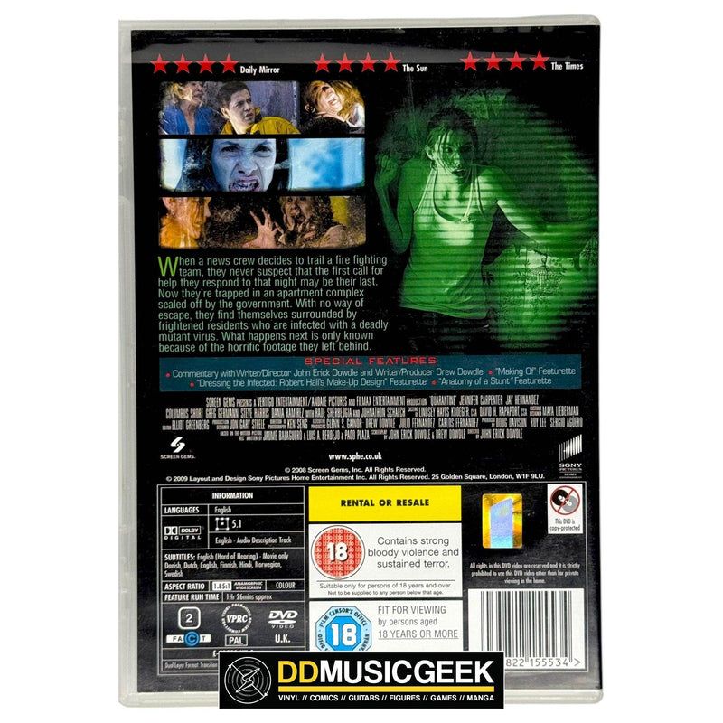Quarantine [Preowned DVD] - DD Music Geek