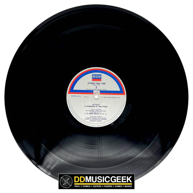 Manuel De Falla, Colette Boky, Huguette Tourangeau, Orchestre symphonique de Montréal, Charles Dutoit: The Three Cornered Hat = Der Dreispitz - El Amor Brujo (LP) - DD Music Geek