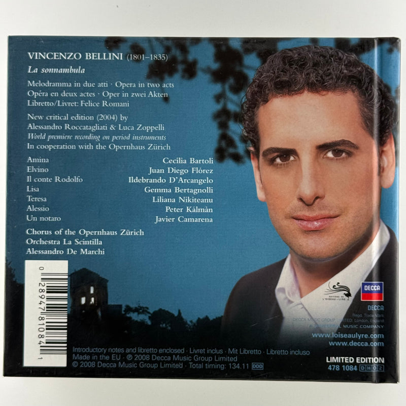 Bellini* - Bartoli* · Flórez* · D'Arcangelo* · Orchestra La Scintilla · De Marchi*: La Sonnambula - Near Mint (NM or M-) / Near Mint (NM or M-)