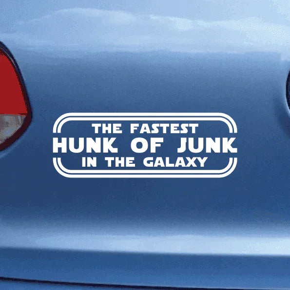 Star Wars | CarGeek Bumper Sticker | Hunk Of Junk - DD Music Geek