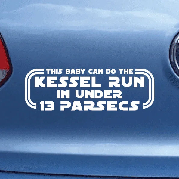 Star Wars | CarGeek Bumper Sticker | Kessel Run - DD Music Geek