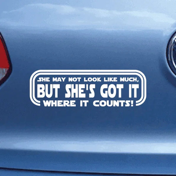 Star Wars | CarGeek Bumper Sticker | Where It Counts - DD Music Geek