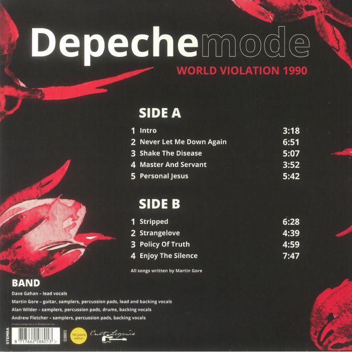 Depeche Mode World Violation Live Vinyl LP 180g | Cult Legends