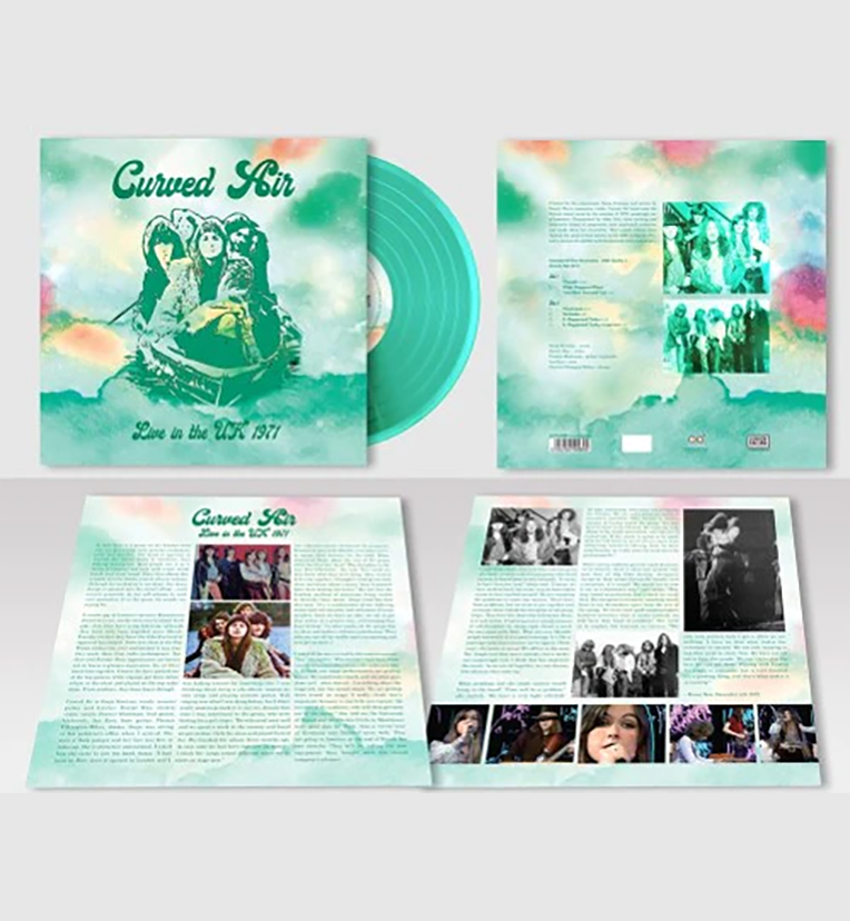 Curved Air – Live in the UK, 1971 (Limited Edition 12-Inch Album on 180g Green Vinyl)
