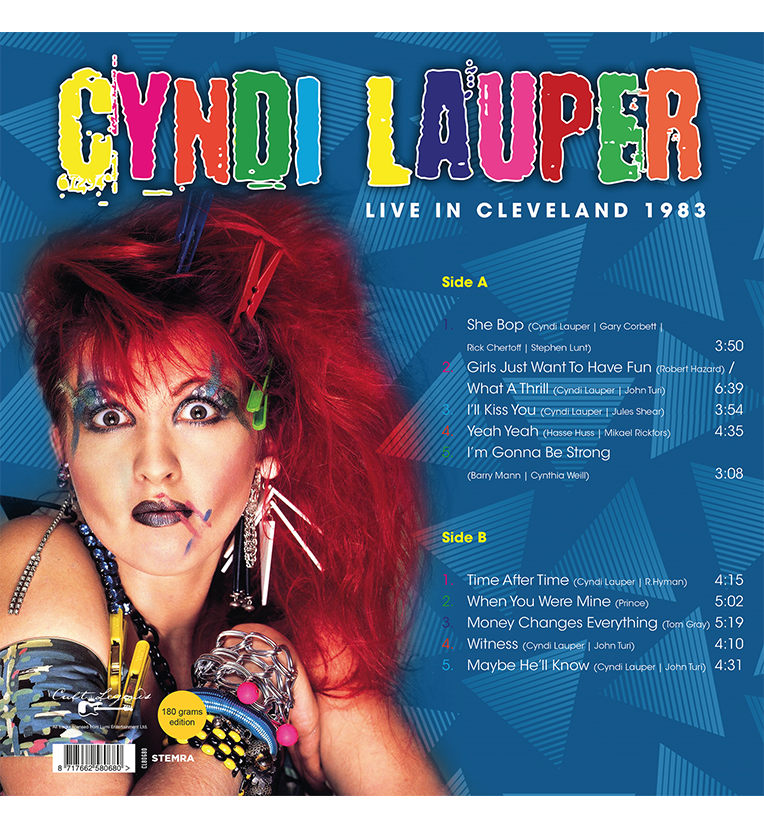 Cyndi Lauper – Live in Cleveland, 1983 (12-Inch Album on 180g Vinyl)
