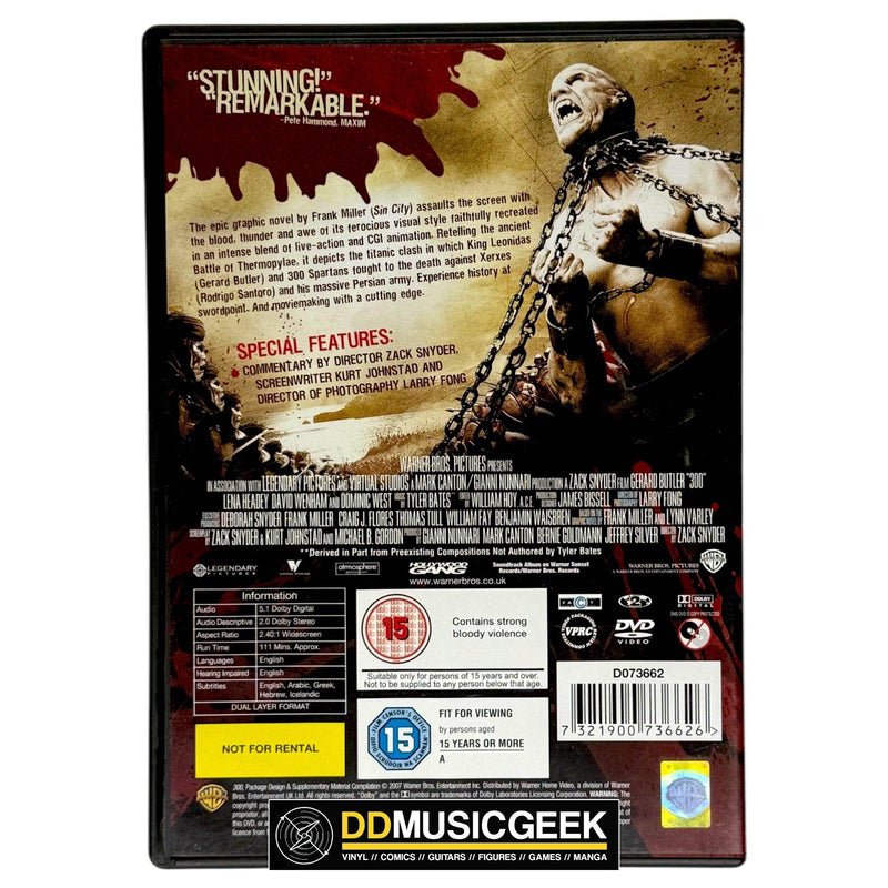300 [Preowned DVD] - DD Music Geek