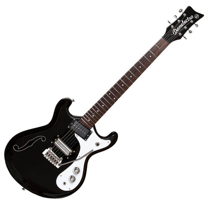 Danelectro '66T Guitar with Vibrato ~ Gloss Black - DD Music Geek