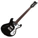 Danelectro '66T Guitar with Vibrato ~ Gloss Black - DD Music Geek