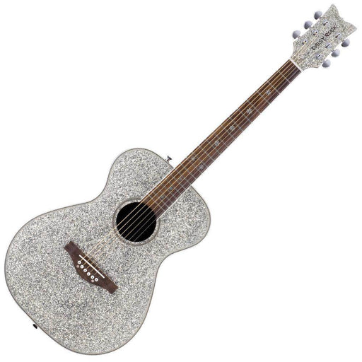 Daisy Rock 'Pixie' Acoustic Guitar ~ Silver Sparkle - DD Music Geek