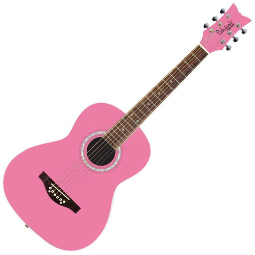 Daisy Rock 'Debutante Junior Miss Acoustic' Guitar ~ Bubble Gum Pink - DD Music Geek