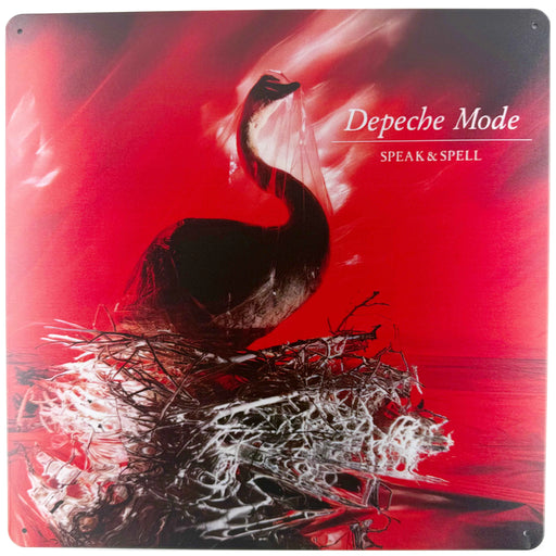 Album Cover Metal Sign: Depeche Mode - Speak & Spell