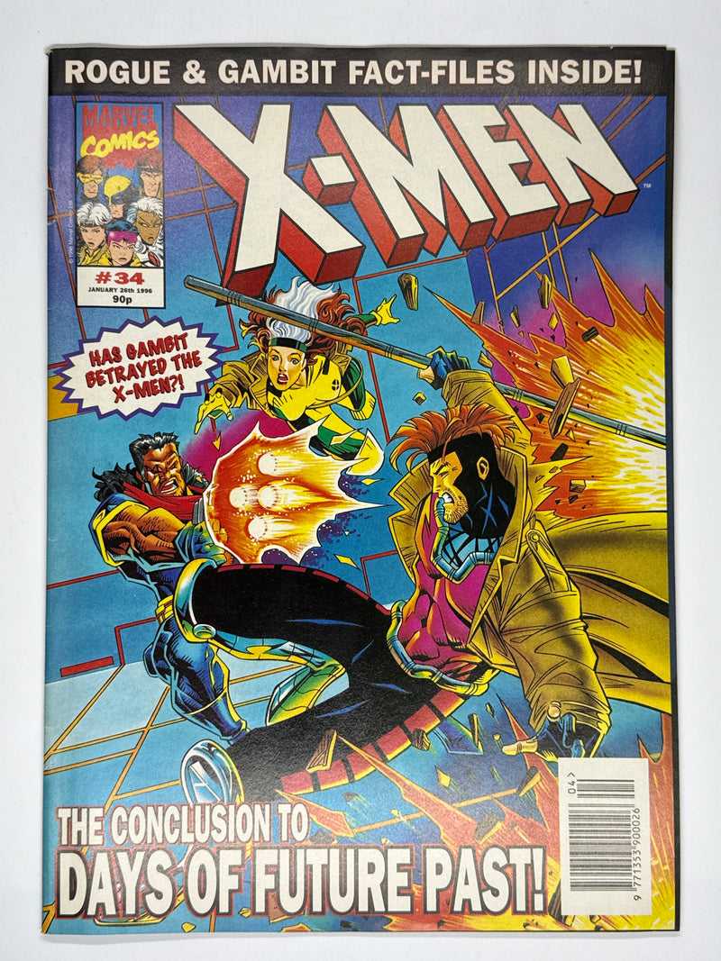 Marvel X-Men UK Volume 1 Issue 34 Rare Vintage Comic
