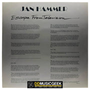 Jan Hammer: Escape From Television (LP, Album, Lin) - DD Music Geek