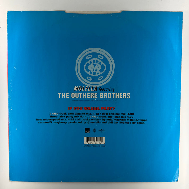 Molella featuring The Outhere Brothers: If You Wanna Party - Very Good (VG) / Good Plus (G+)