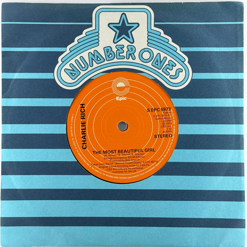 Charlie Rich: The Most Beautiful Girl - Very Good (VG) / Very Good Plus (VG+)