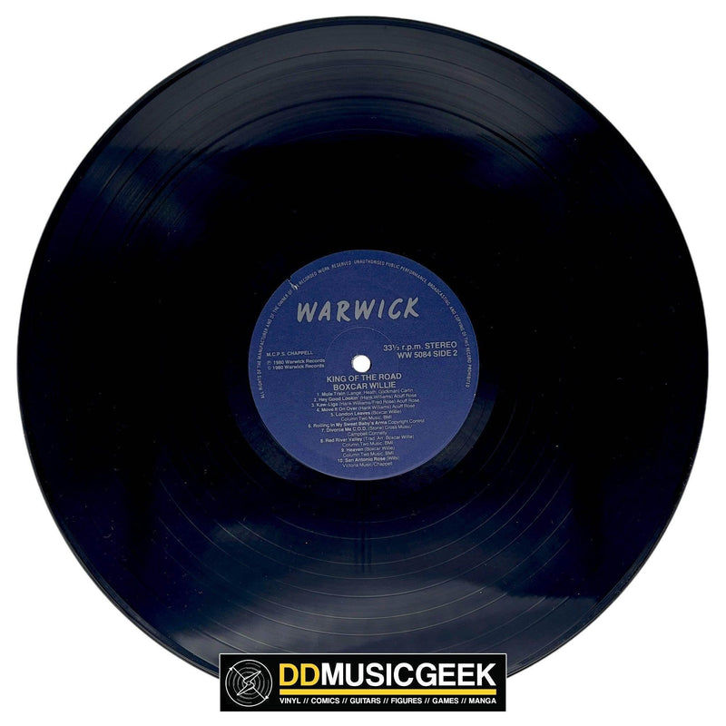 Boxcar Willie: King Of The Road - SIGNED [Preowned Vinyl] VG+/VG - DD Music Geek