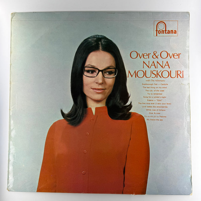 Nana Mouskouri With The Athenians*: Over & Over - Good Plus (G+) / Good (G)