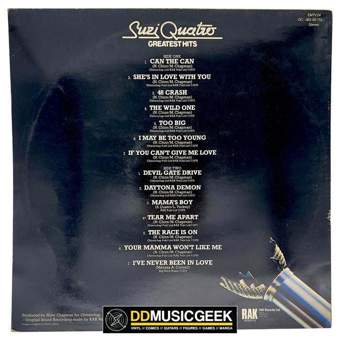 Suzi Quatro: Greatest Hits [Preowned Vinyl] VG/VG