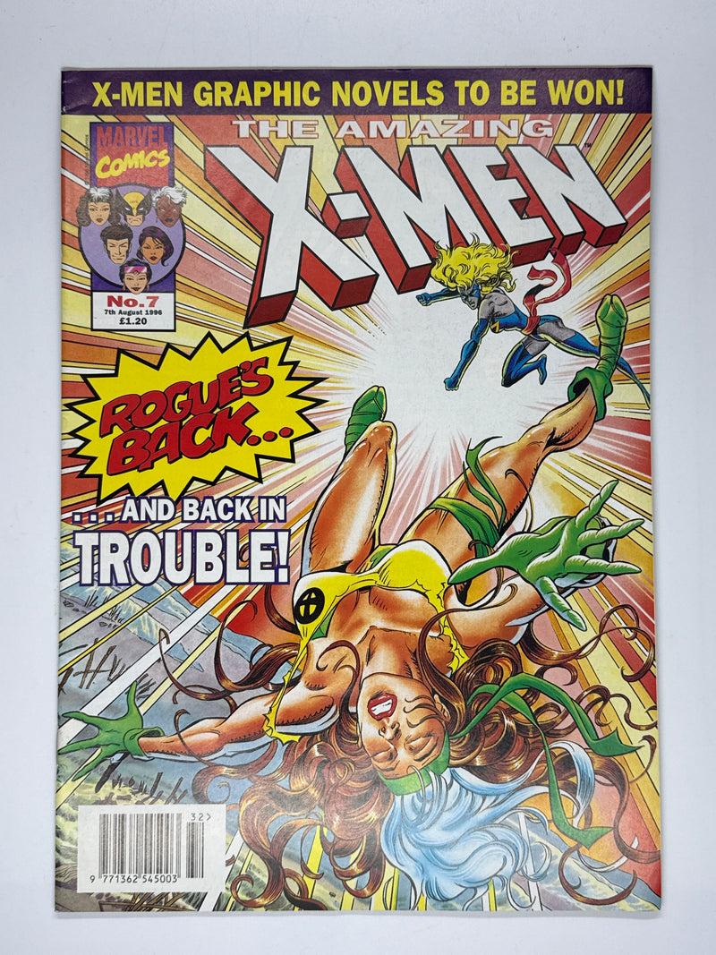Amazing X-Men UK Vol 1 Issue 7 Vintage Marvel Comic Rogue
