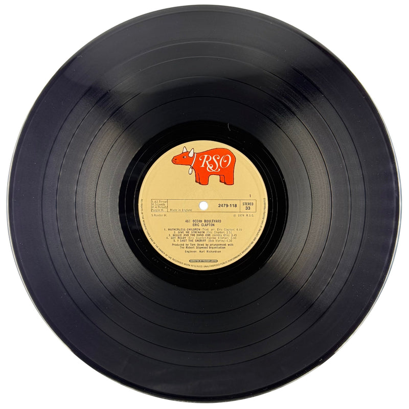 Eric Clapton - 461 Ocean Boulevard - Vinyl LP - Very Good Plus (VG+) - RSO De Luxe - Label Side A