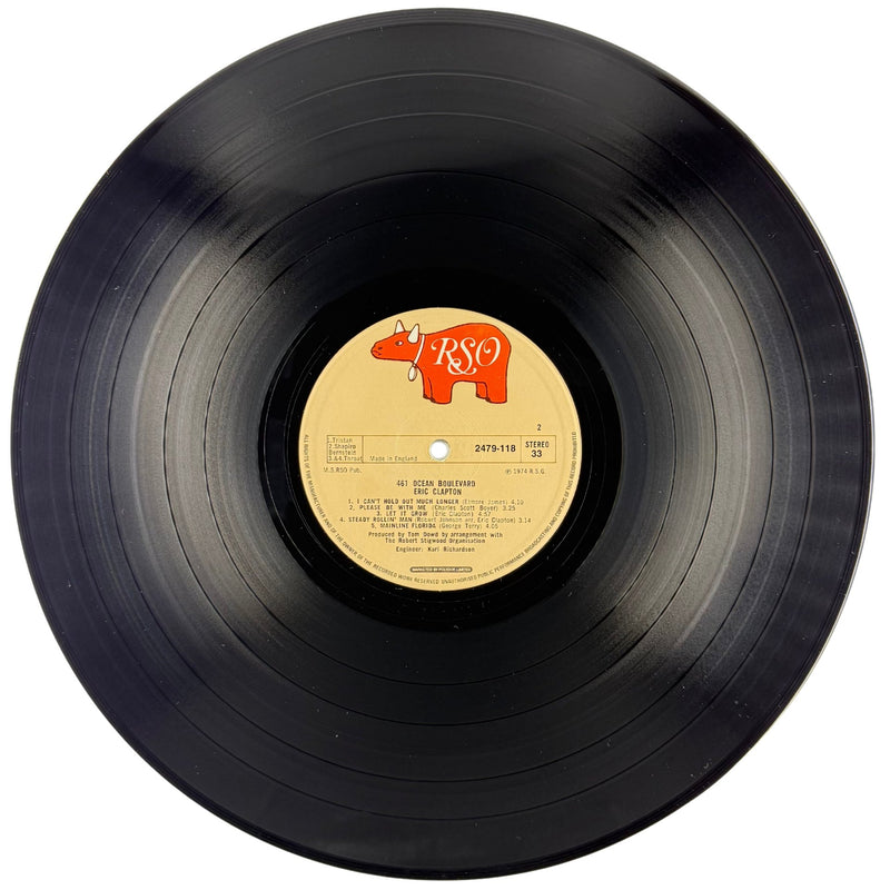 Eric Clapton - 461 Ocean Boulevard - Vinyl LP - Very Good Plus (VG+) - RSO De Luxe - Label Side B