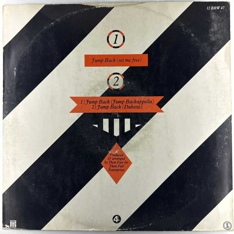 Dhar Braxton: Jump Back (Set Me Free) - Very Good (VG) / Good Plus (G+)