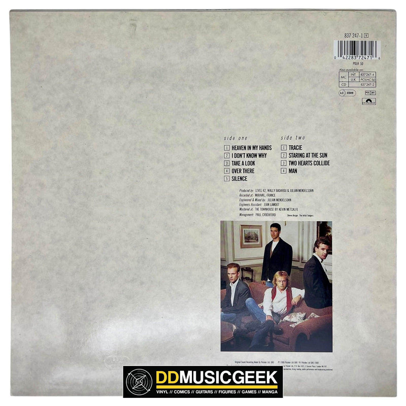 Level 42: Staring At The Sun (LP, Album) - DD Music Geek