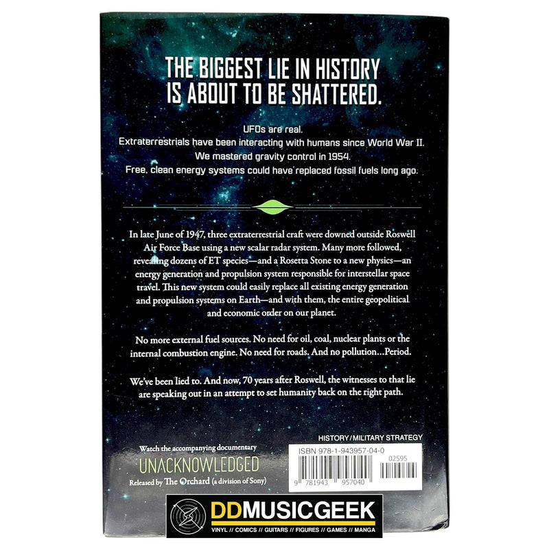 Unacknowledged: An Expose Of The World's Greatest Secret by Steven M. Greer, M.D. (Hardcover) - DD Music Geek