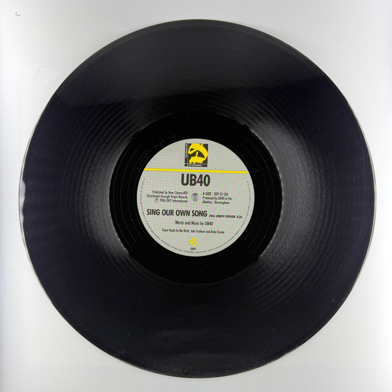 UB40: Sing Our Own Song - Very Good (VG) / Good Plus (G+)