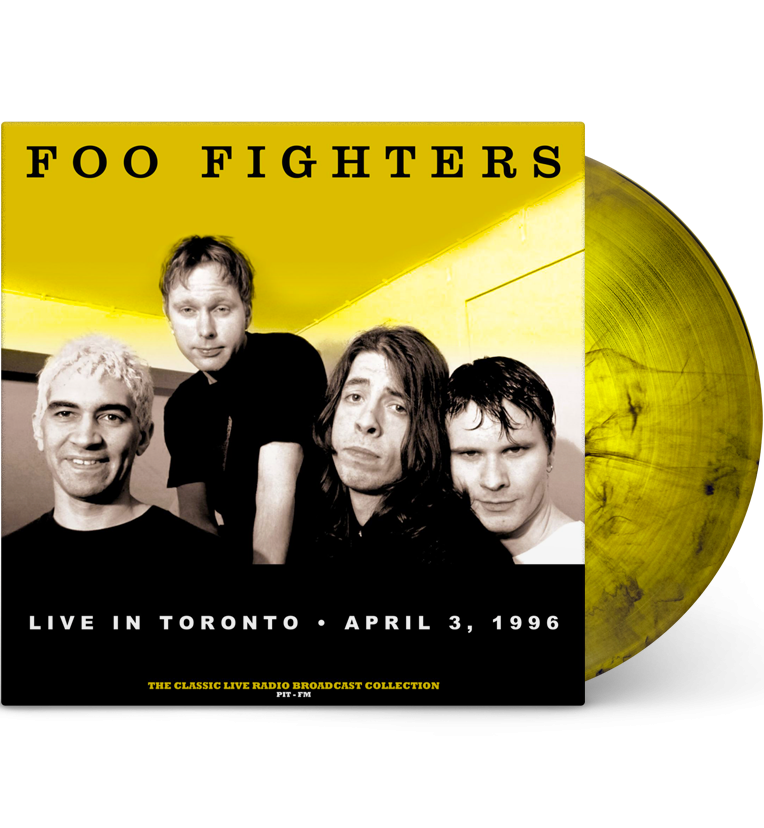 Foo Fighters – Live in Toronto, 1996 (Limited Edition 12-Inch Album on 180g Yellow Marble Vinyl)