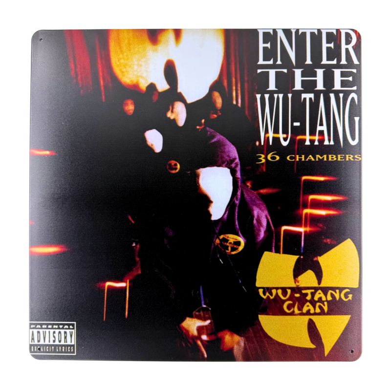 Album Cover Metal Sign: Wu-Tang Clan - Enter The Wu-Tang 36 Chambers