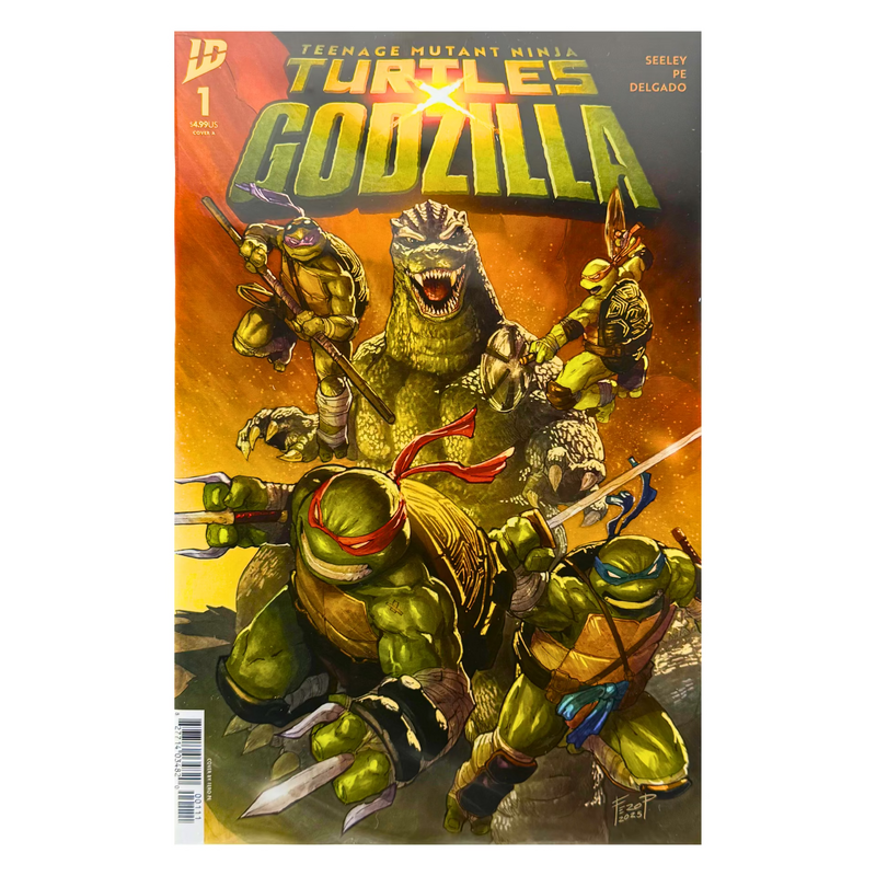 TEENAGE MUTANT NINJA TURTLES X GODZILLA #1 CVR A FERO PE