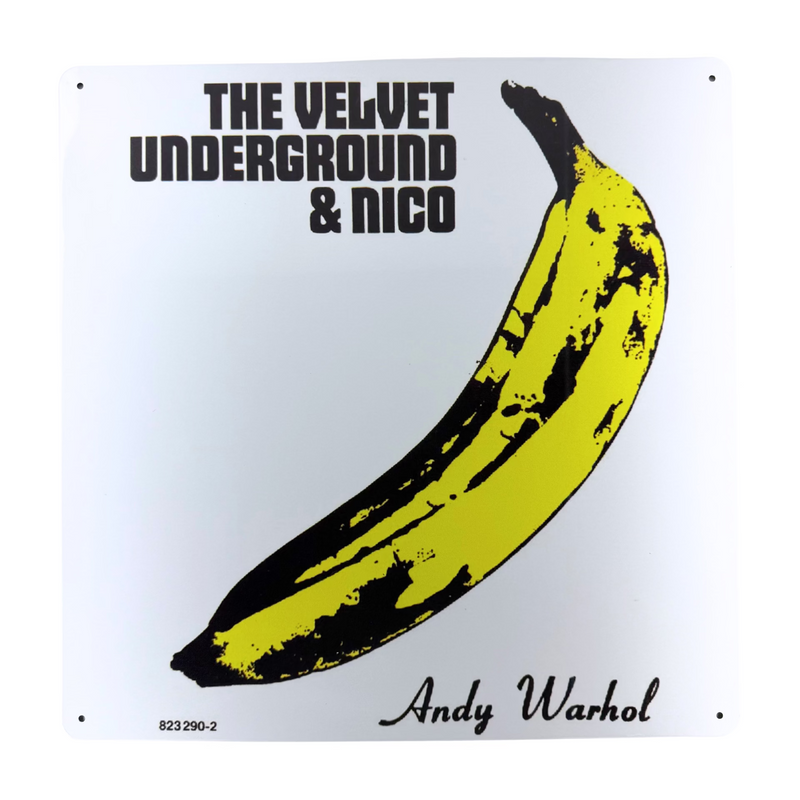 Album Cover Metal Sign: The Velvet Underground - Andy Wharhol
