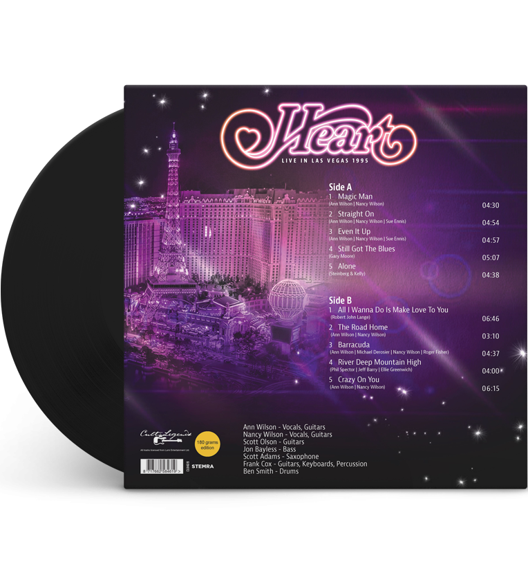 Heart – Live in Las Vegas, 1995 (12-Inch Album on 180g Vinyl)