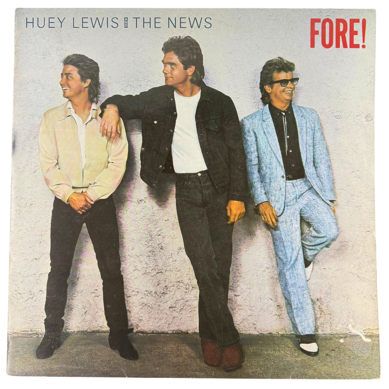 Huey Lewis & The News - Fore! - Vinyl LP - Very Good - Chrysalis Records
