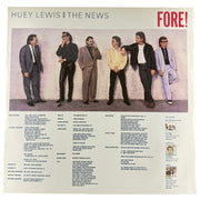 Huey Lewis & The News - Fore! - Vinyl LP - Very Good - Inner Sleeve
