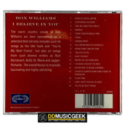 Don Williams : I Believe In You (CD, Comp) - DD Music Geek