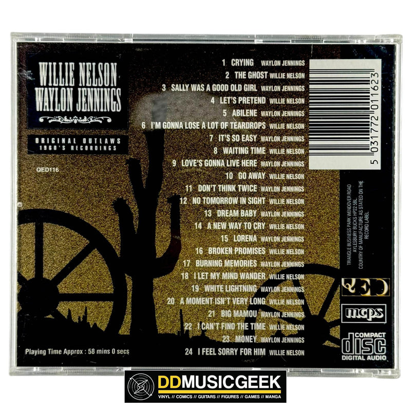 Willie Nelson & Waylon Jennings: Original Outlaws 1960's Recordings (CD, Comp) - DD Music Geek