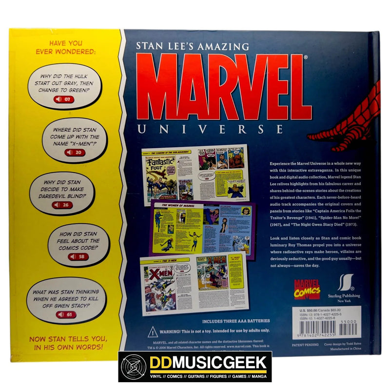 Stan Lee's Amazing Marvel Universe by Stan Lee, Roy Thomas - DD Music Geek